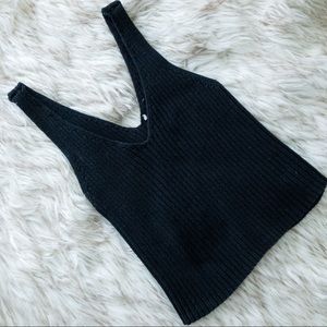 PacSun Ribbed Cotton Crop Top